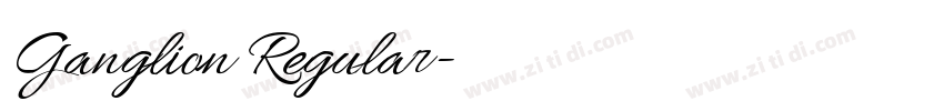 Ganglion Regular字体转换 Ganglion Regular字体转换